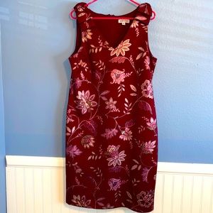Burgundy Dress size 14, brand:Shelby&Palmer, Excellent condition